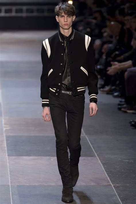 ysl varsity jackets|yves Saint Laurent men's jacket.